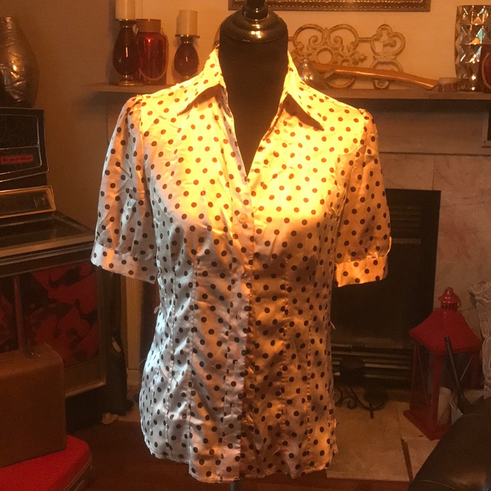 Cute satin blouse
